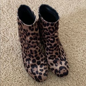 A new day leopard booties